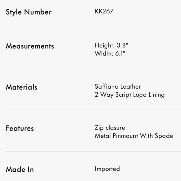 Kate spade small lucy heart wristlet - Picture 4 of 6